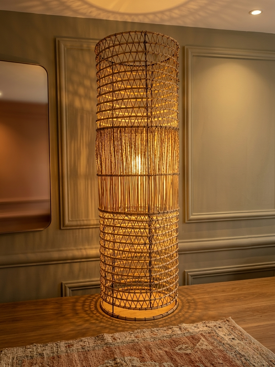 Lampadaire cylindrique