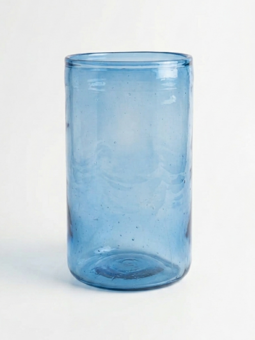 Carafe bleue en verre soufflé Tunisie | Fait main
