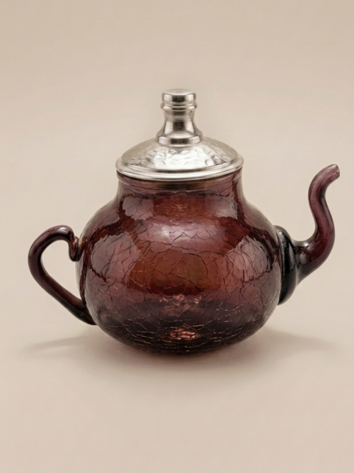 théière en verre soufflé
