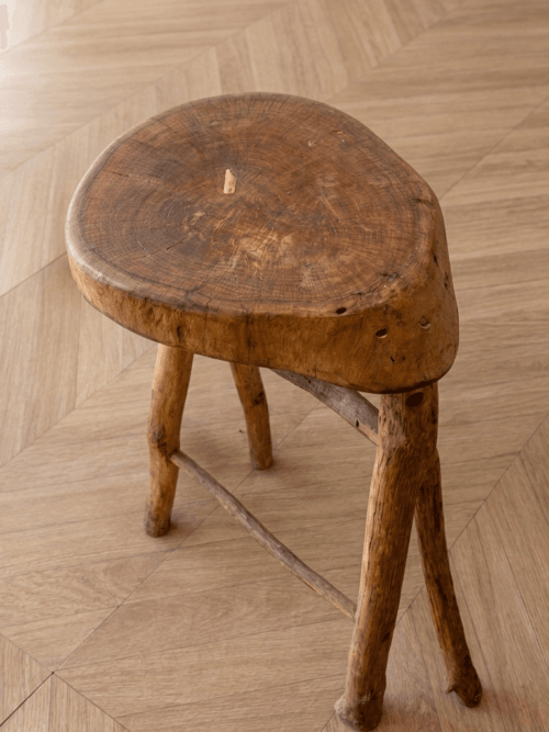 tabouret bois brut Tunisie